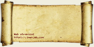 Hana Drakulić vizit kartica